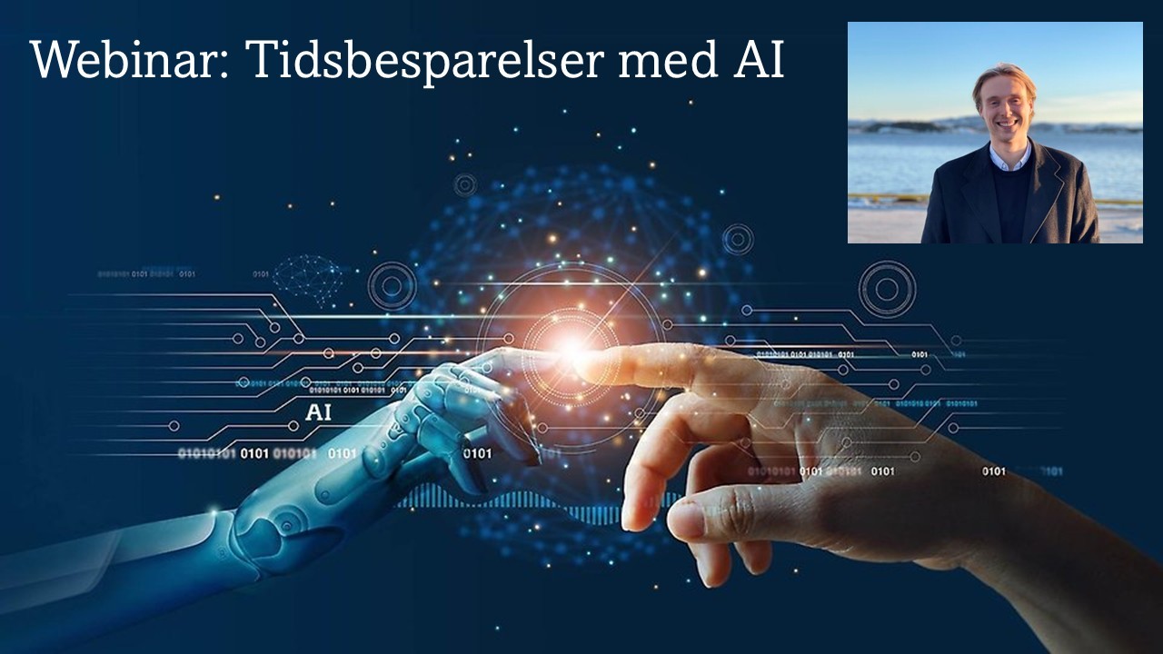Webinar: Tidsbesparelser med AI